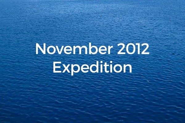 Nov 2012 Expedition - Overview