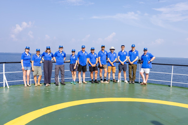 CCT expedition team enroute to the Chagos islands to undertake Phase I of HIHR project work